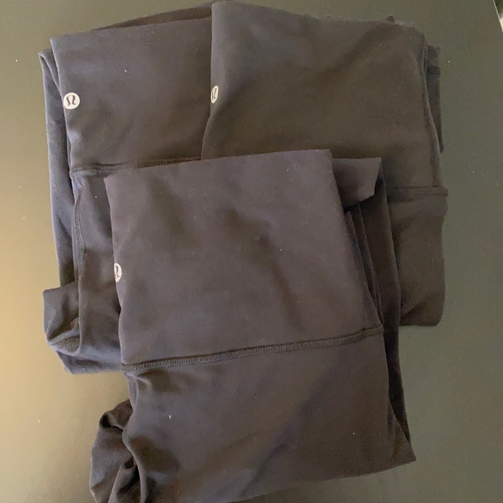 Black lulu lemon high waisted leggings